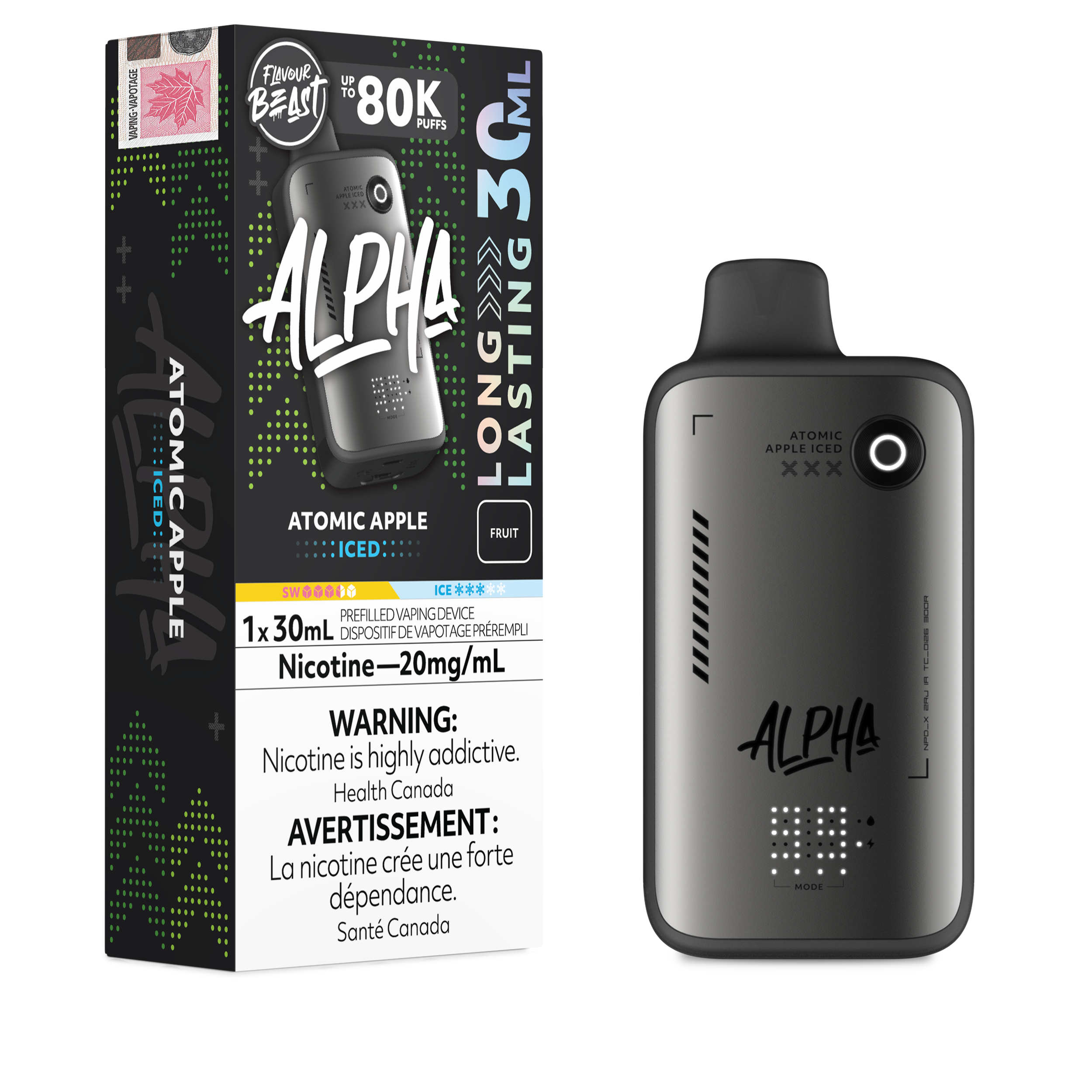 ATOMIC APPLE - FLAVOUR BEAST ALPHA (30mL)