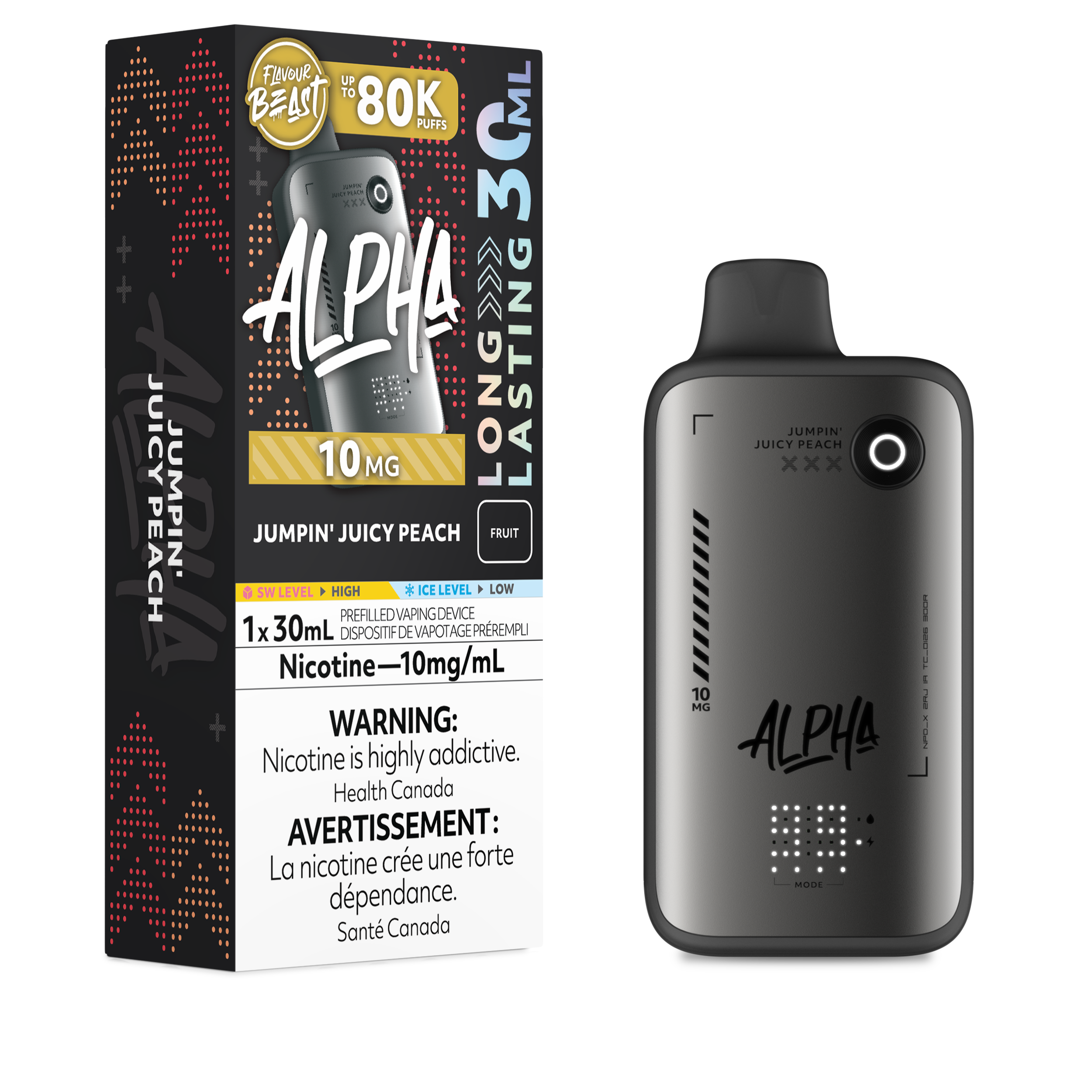 JUMPIN' JUICY PEACH - FLAVOUR BEAST ALPHA (30mL)