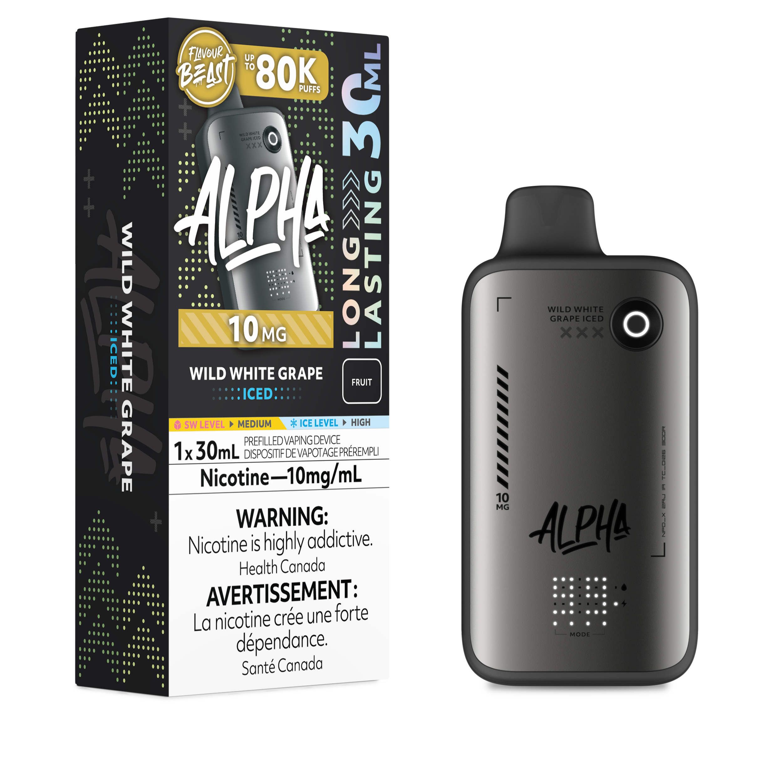 WILD WHITE GRAPE - FLAVOUR BEAST ALPHA (30mL)