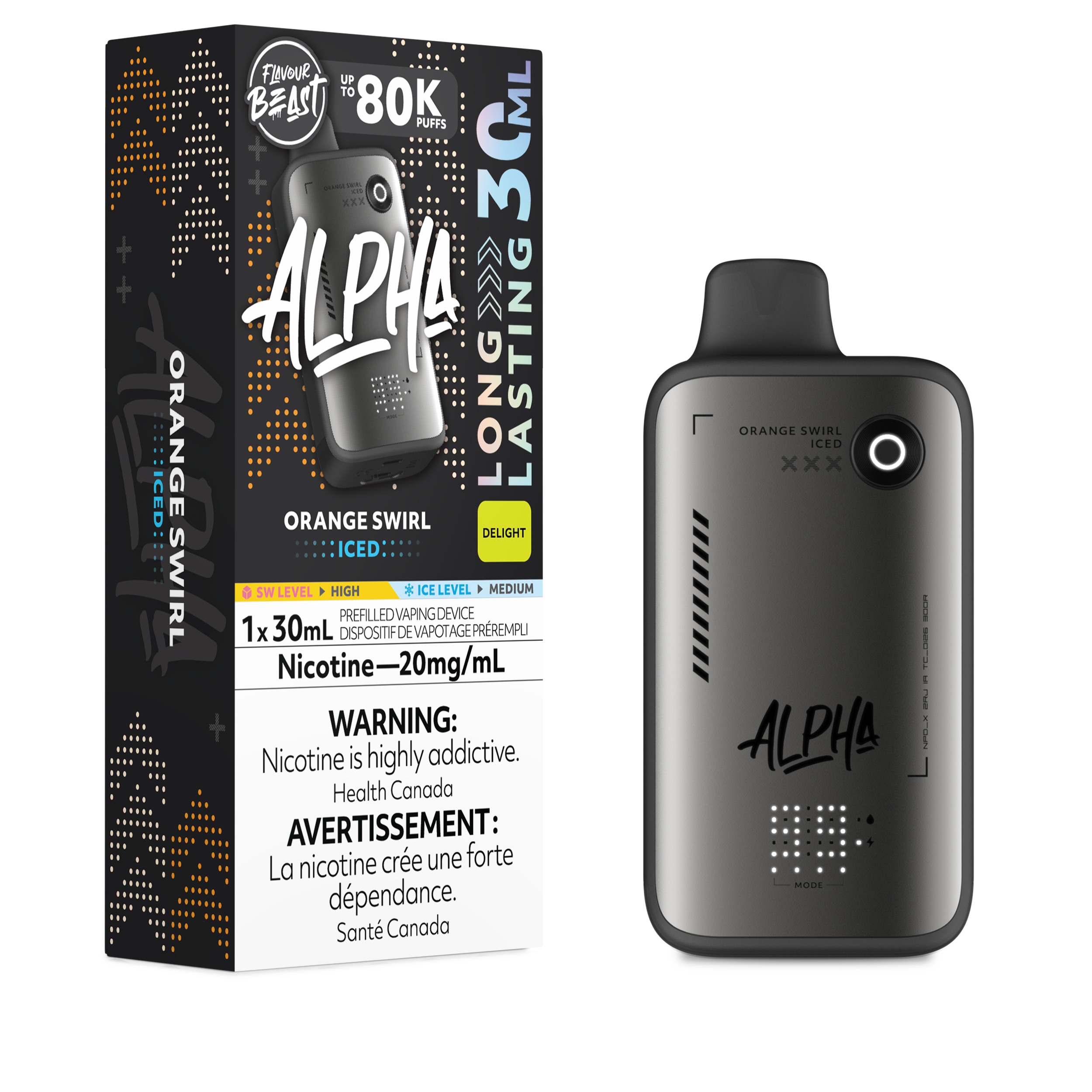 ORANGE SWIRL - FLAVOUR BEAST ALPHA (30mL)