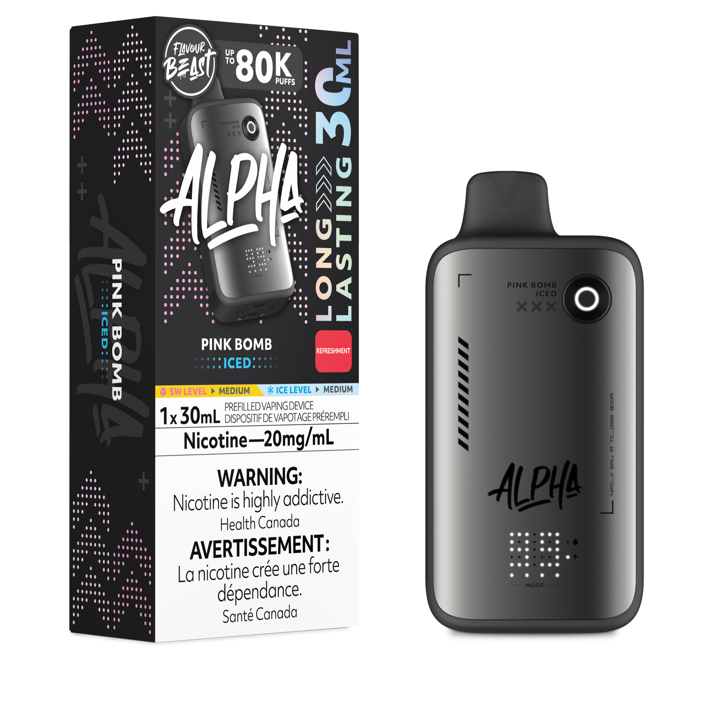 PINK BOMB - FLAVOUR BEAST ALPHA (30mL)