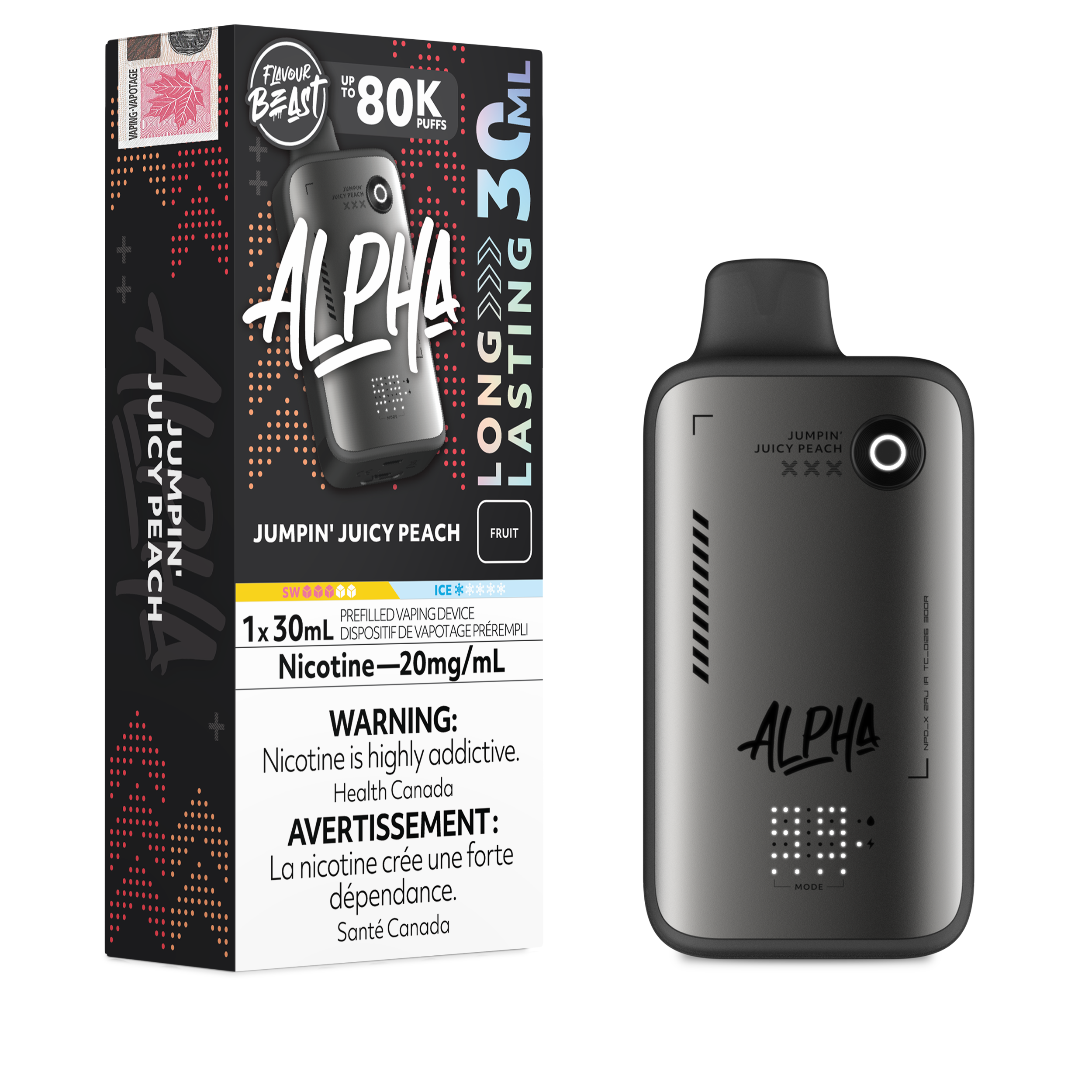 JUMPIN' JUICY PEACH - FLAVOUR BEAST ALPHA (30mL)