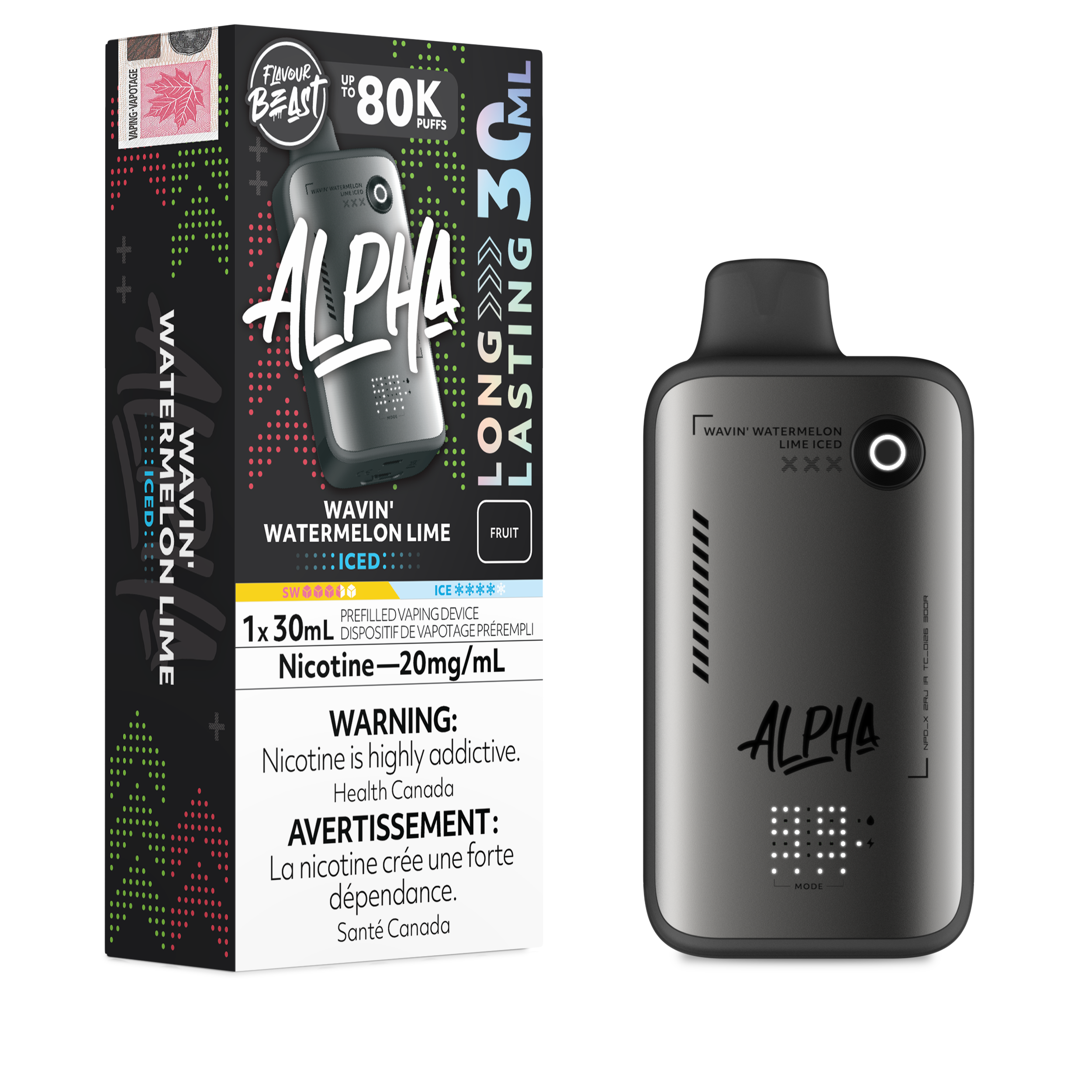 WAVIN' WATERMELON LIME - FLAVOUR BEAST ALPHA (30mL)