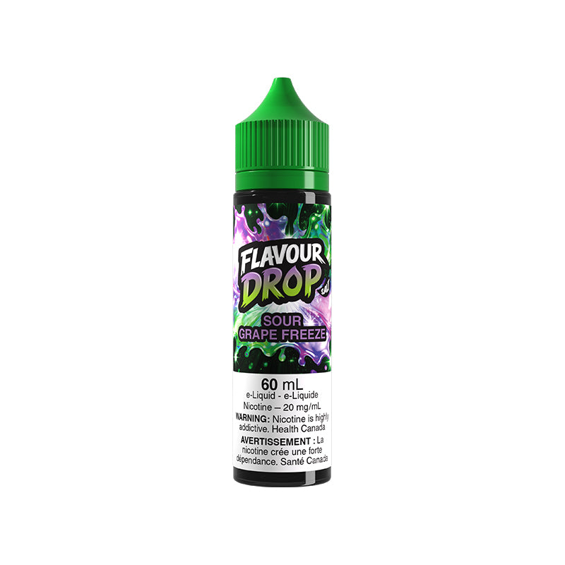 SOUR GRAPE FREEZE BY FLAVOUR DROP SALT (60mL)