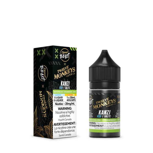 KANZI ICED - FLAVOUR BEAST X 12 MONKEYS E LIQUID (30mL) (ONTARIO)
