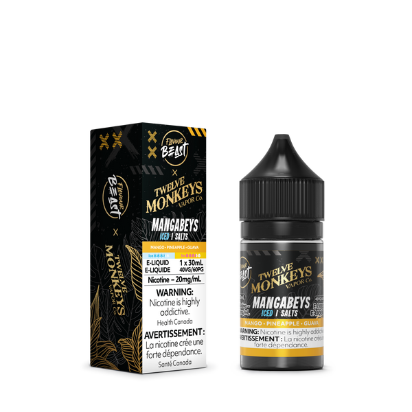 MANGABEYS ICED - FLAVOUR BEAST X 12 MONKEYS E LIQUID (30mL) (ONTARIO)