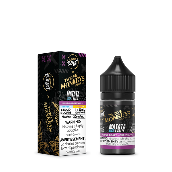 MATATA ICED - FLAVOUR BEAST X 12 MONKEYS E LIQUID (30mL) (ONTARIO)