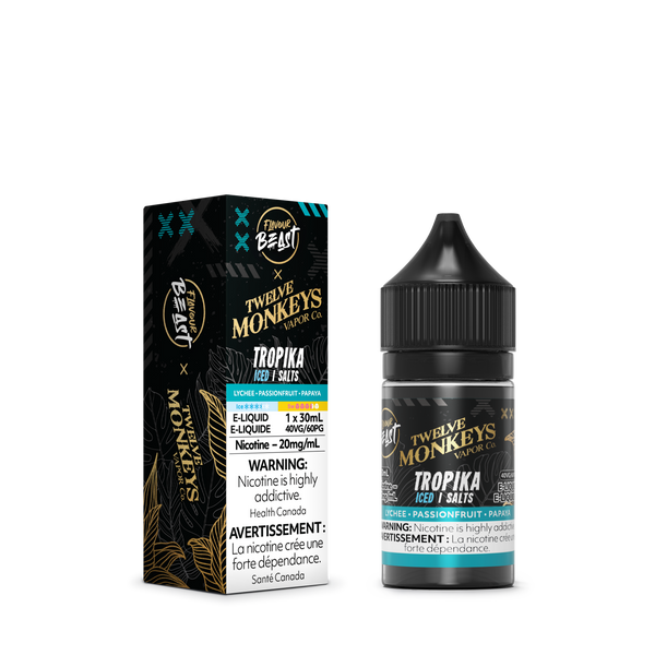 TROPIKA ICED - FLAVOUR BEAST X 12 MONKEYS E LIQUID (30mL) (ONTARIO)