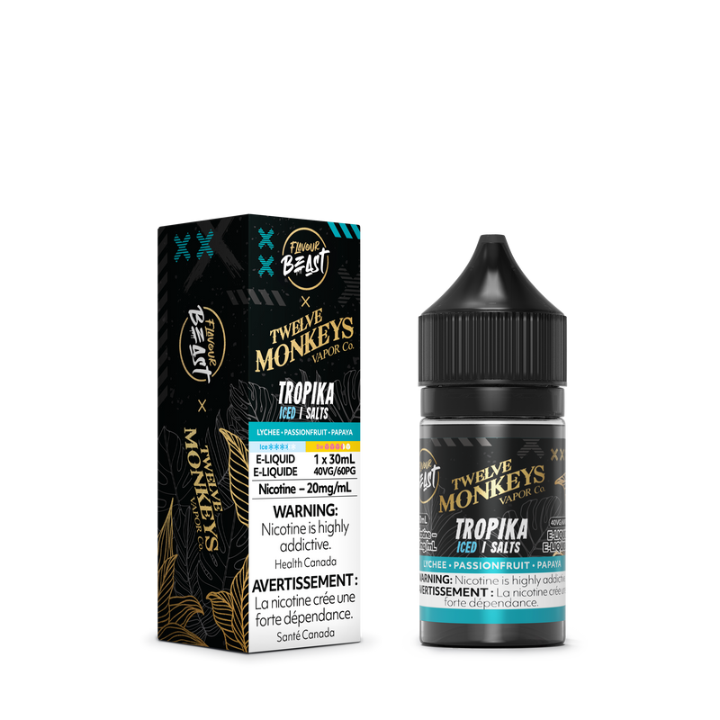 TROPIKA ICED - FLAVOUR BEAST X 12 MONKEYS E LIQUID (30mL) (ONTARIO)