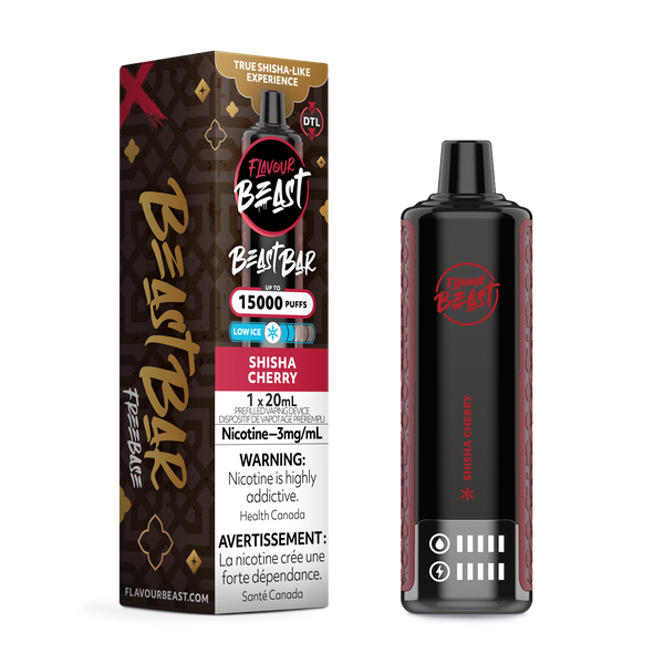SHISHA CHERRY - FLAVOUR BEAST BEAST BAR (20mL) (ONTARIO)