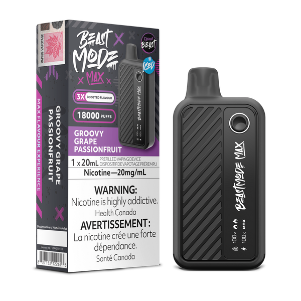 GROOVY GRAPE PASSIONFRUIT - FLAVOUR BEAST BEAST MODE MAX (20mL) (ONTARIO)