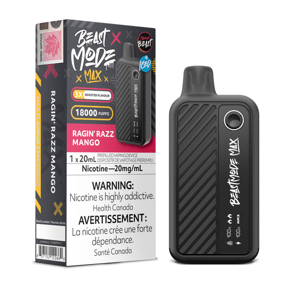 RAGIN' RAZZ MANGO - FLAVOUR BEAST BEAST MODE MAX (20mL) (ONTARIO)