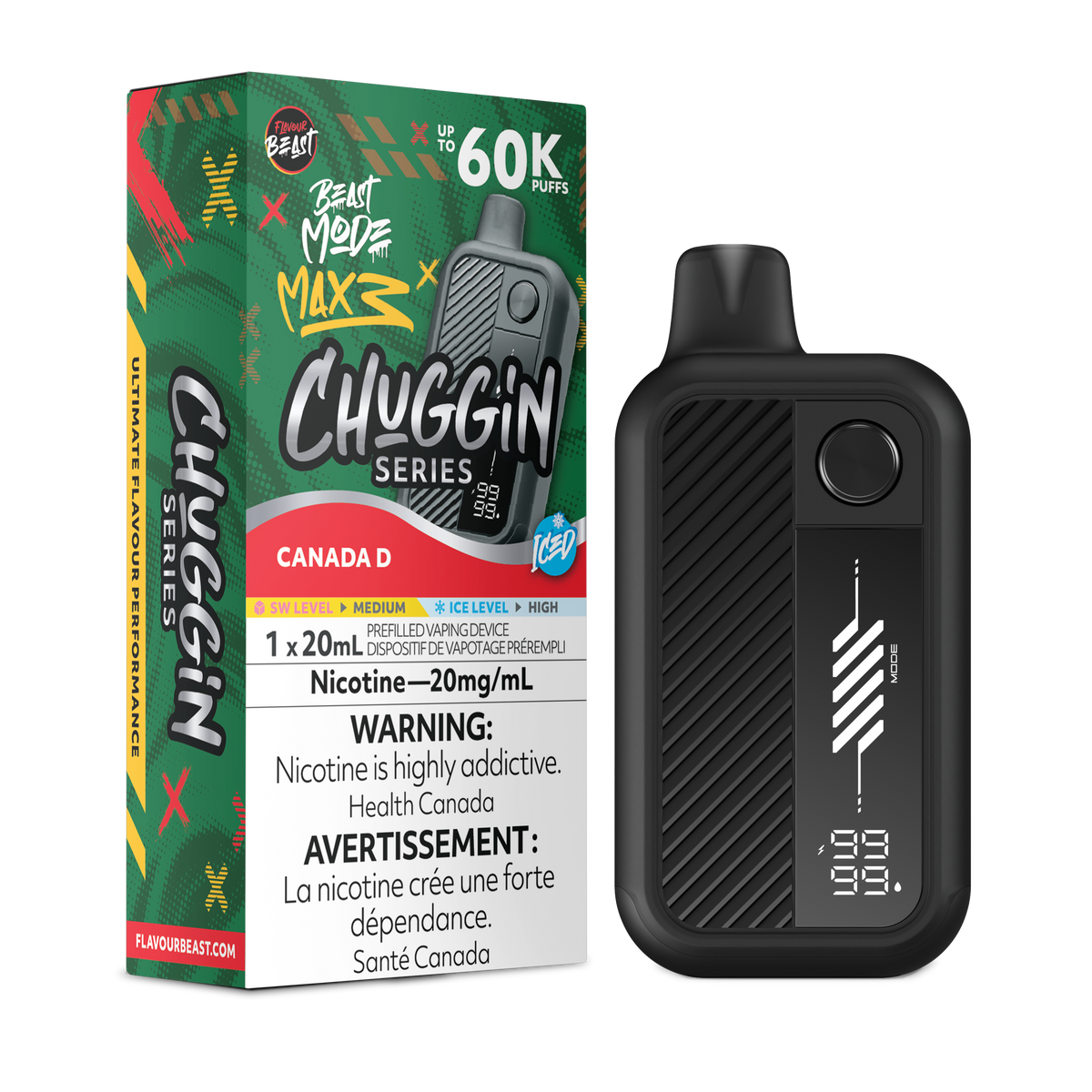 CANADA D - FLAVOUR BEAST BEAST MODE MAX 3 (20mL)