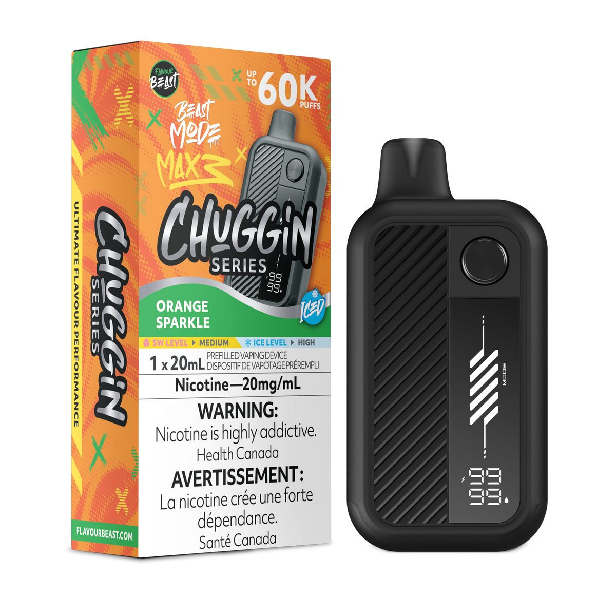 ORANGE SPARKLE - FLAVOUR BEAST BEAST MODE MAX 3 (20mL)