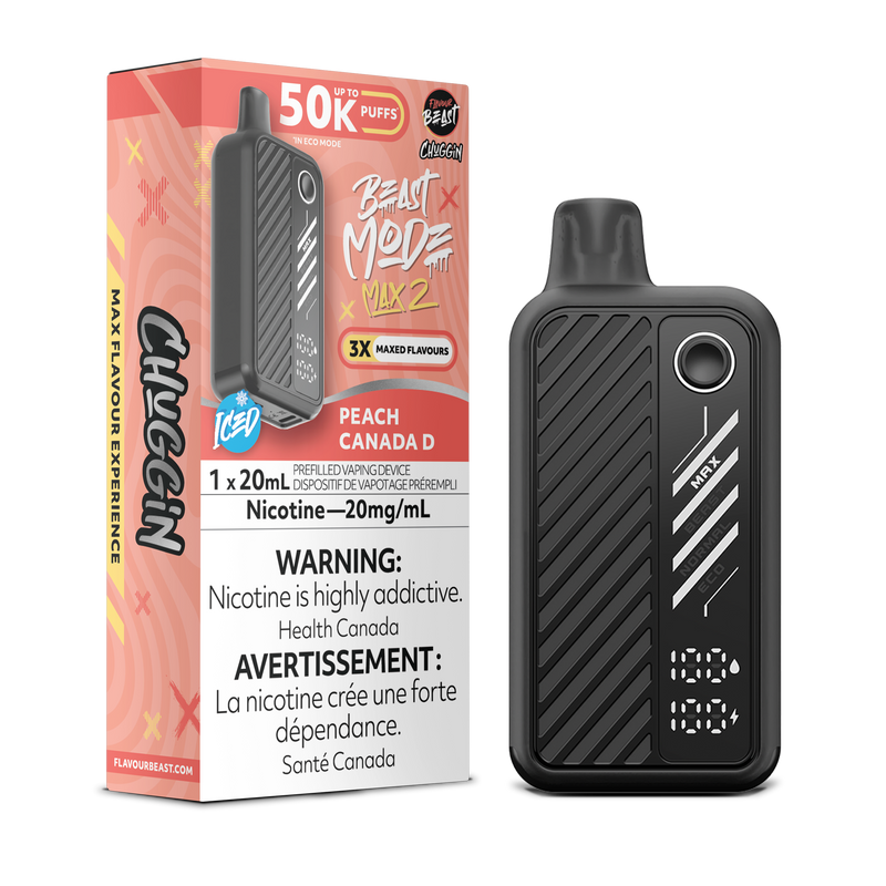 PEACH CANADA D - FLAVOUR BEAST BEAST MODE MAX 2 (20mL) (ONTARIO)