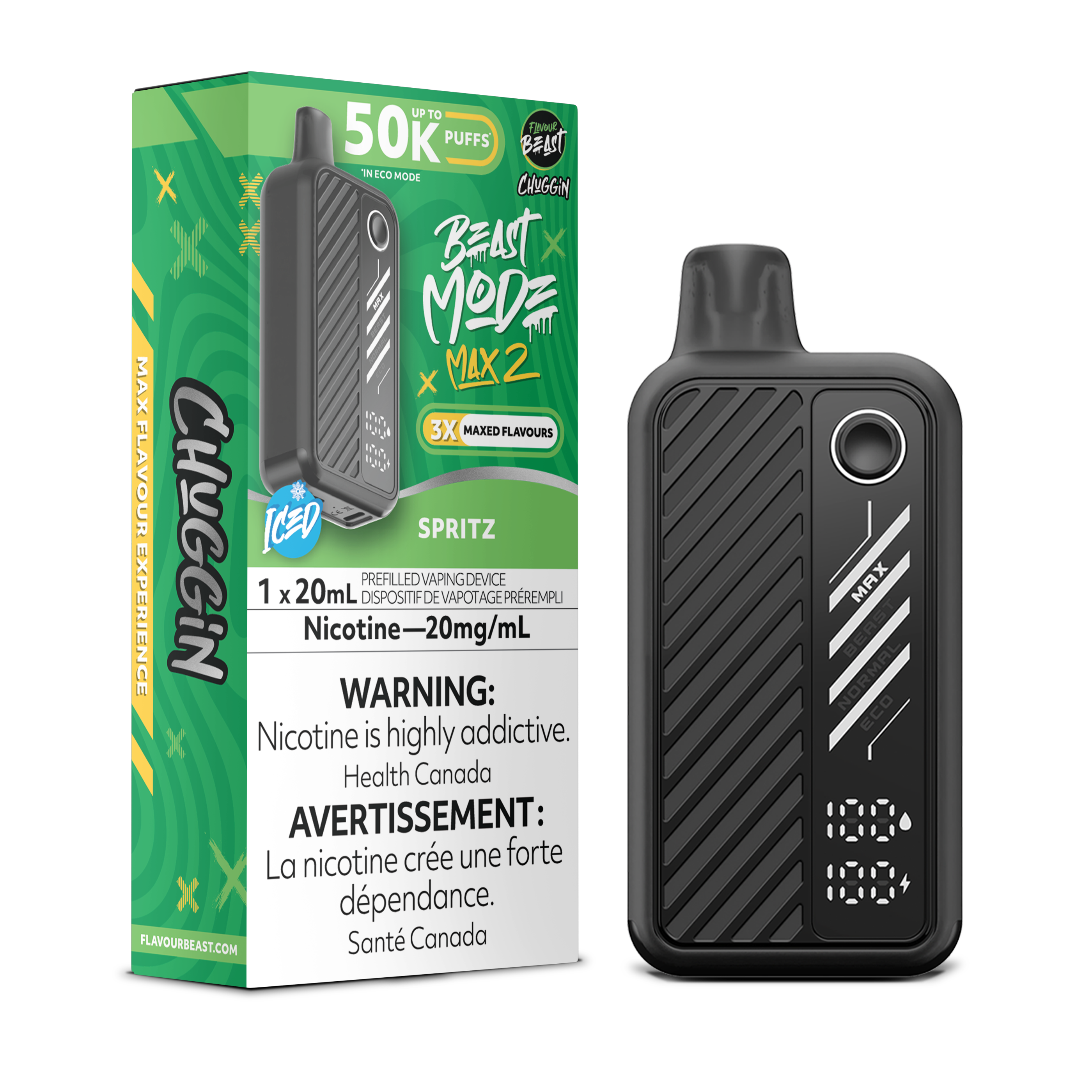 SPRITZ - FLAVOUR BEAST BEAST MODE MAX 2 (20mL) (ONTARIO)