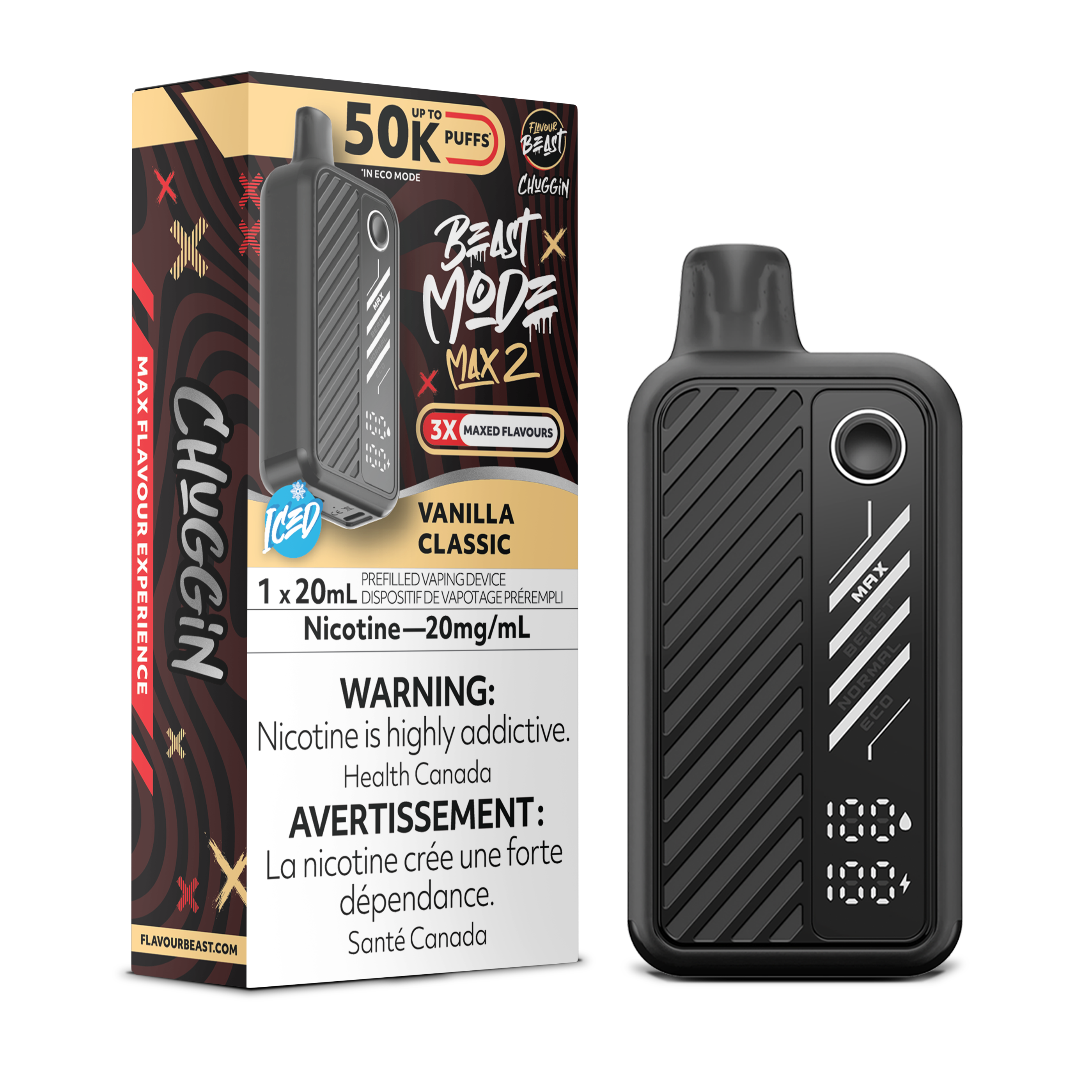 VANILLA CLASSIC - FLAVOUR BEAST BEAST MODE MAX 2 (20mL) (ONTARIO)