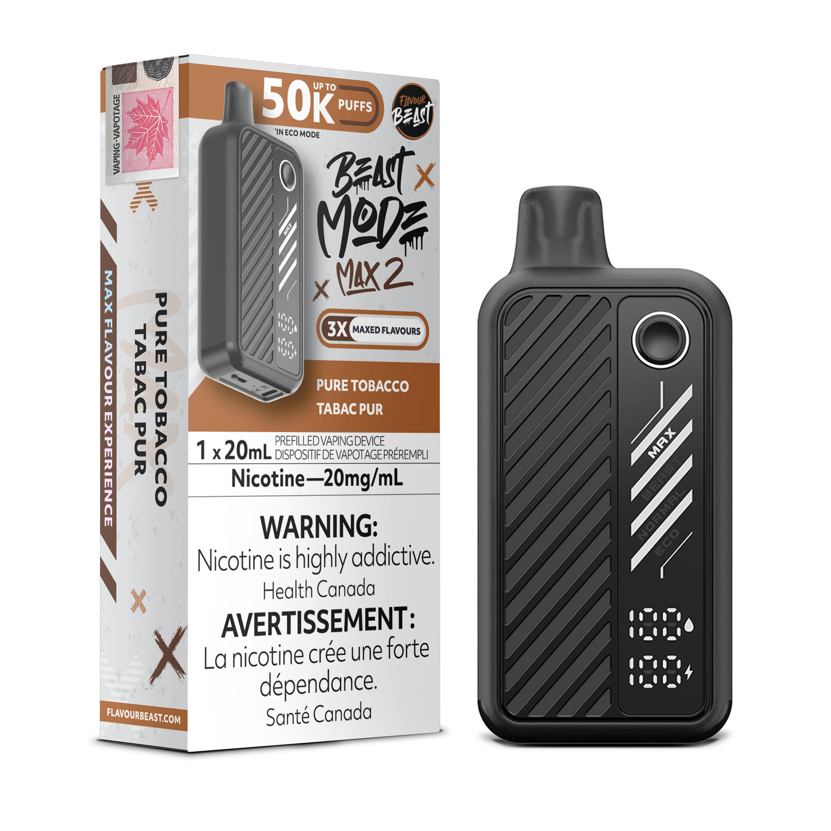 PURE TOBACCO - FLAVOUR BEAST BEAST MODE MAX 2 (20mL)