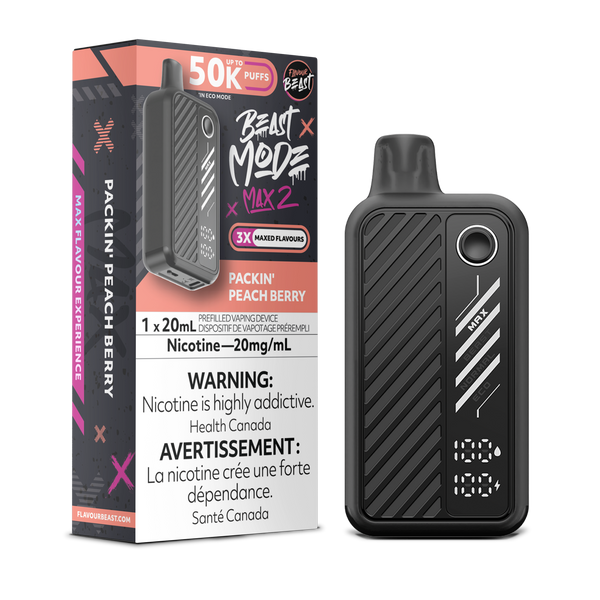 PACKIN' PEACH BERRY - FLAVOUR BEAST BEAST MODE MAX 2 (20mL) (ONTARIO)