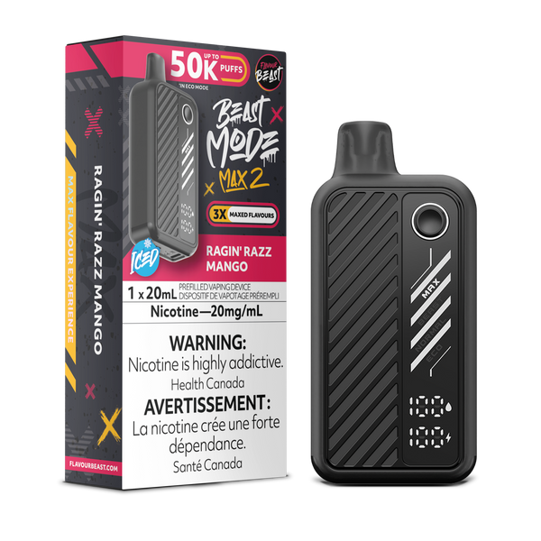 RAGIN' RAZZ MANGO - FLAVOUR BEAST BEAST MODE MAX 2 (20mL) (ONTARIO)