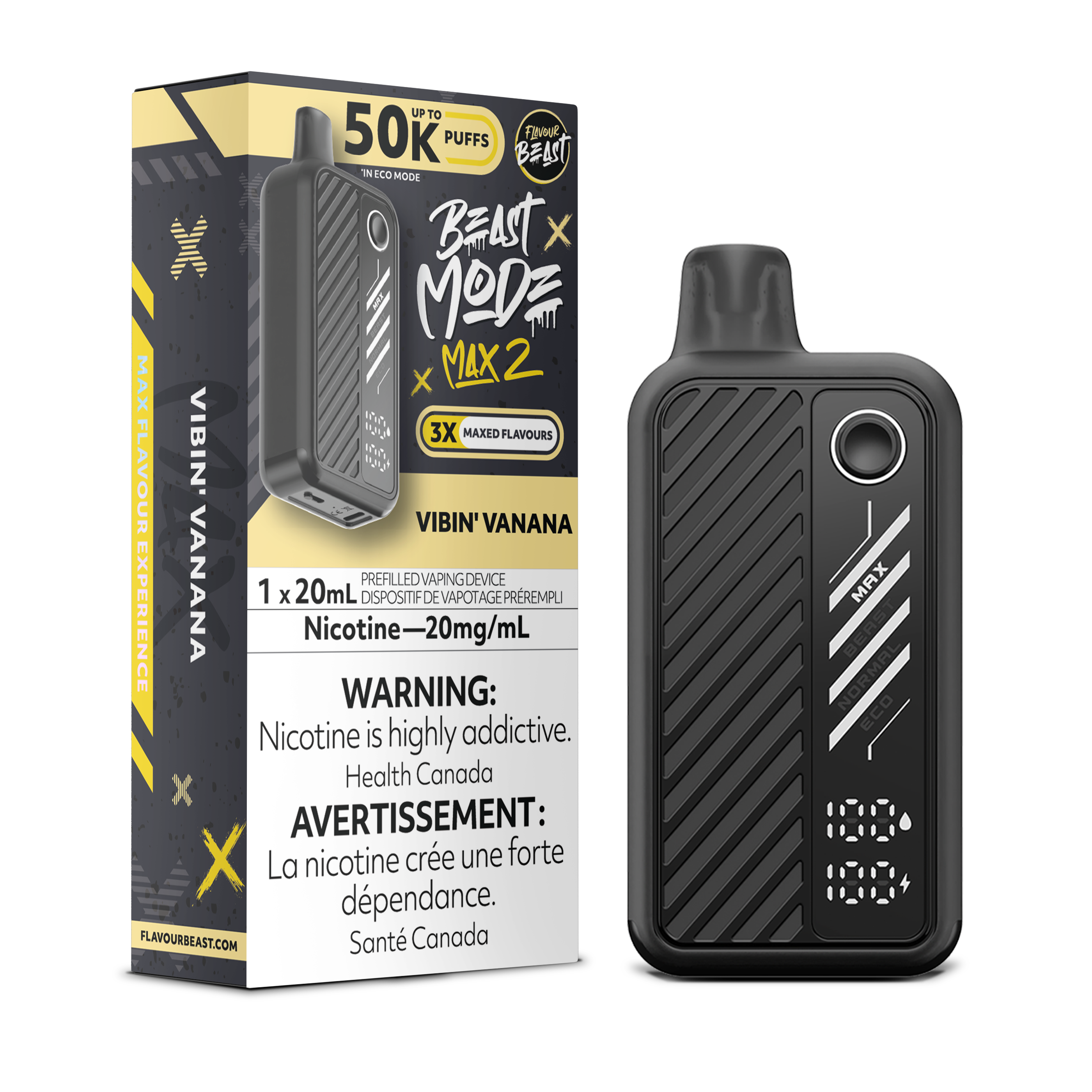 VIBIN' VANANA - FLAVOUR BEAST BEAST MODE MAX 2 (20mL) (ONTARIO)