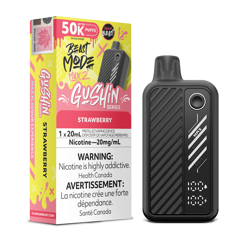 GUSHIN STRAWBERRY  - FLAVOUR BEAST BEAST MODE MAX 2 (20mL) (ONTARIO)