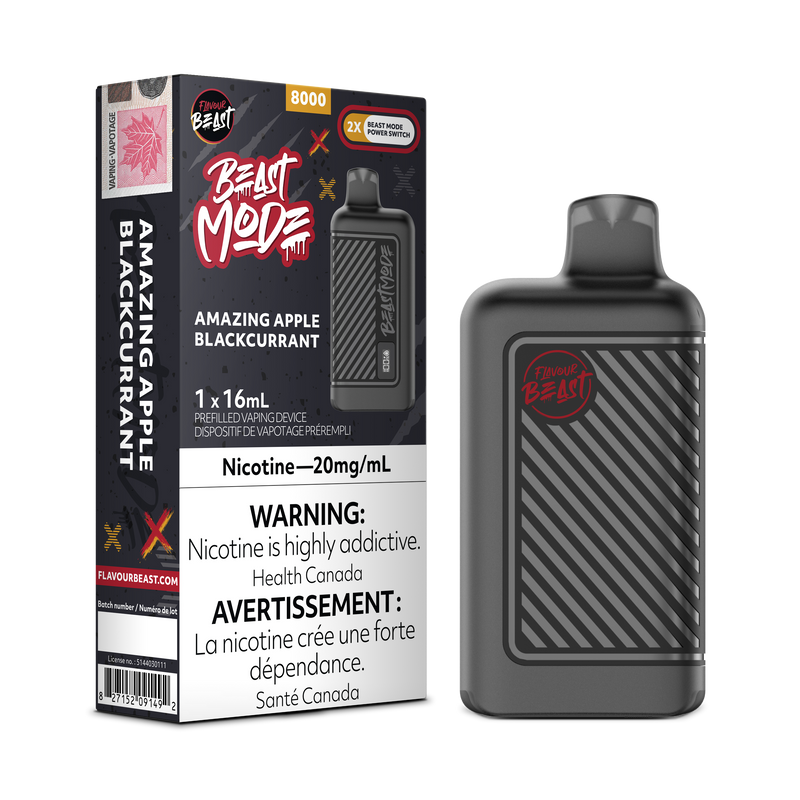 AMAZING APPLE BLACKCURRANT - FLAVOUR BEAST BEAST MODE 8K (ONTARIO)
