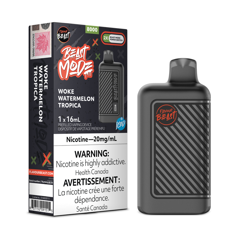 WOKE WATERMELON TROPICA - FLAVOUR BEAST BEAST MODE 8K (ONTARIO)