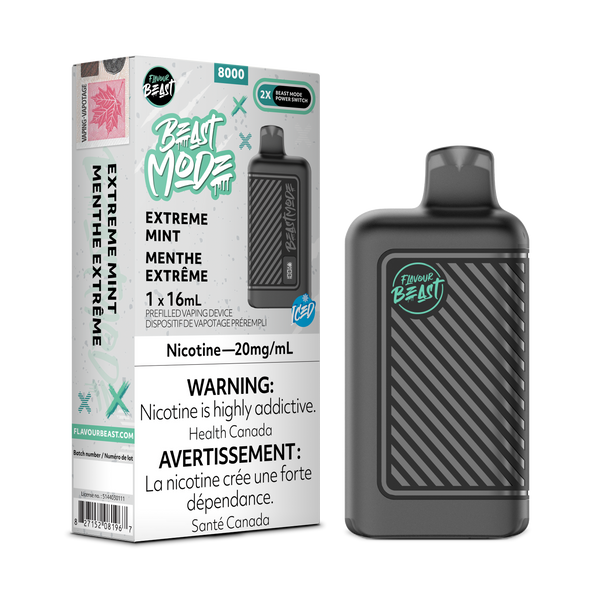EXTREME MINT ICED - FLAVOUR BEAST BEAST MODE 8K (ONTARIO)