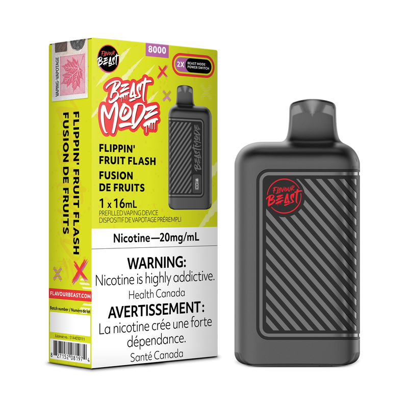 FLIPPIN' FRUIT FLASH - FLAVOUR BEAST BEAST MODE 8K (ONTARIO)