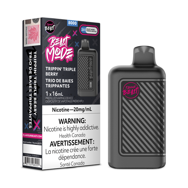 TRIPPIN' TRIPLE BERRY - FLAVOUR BEAST BEAST MODE 8K (ONTARIO)