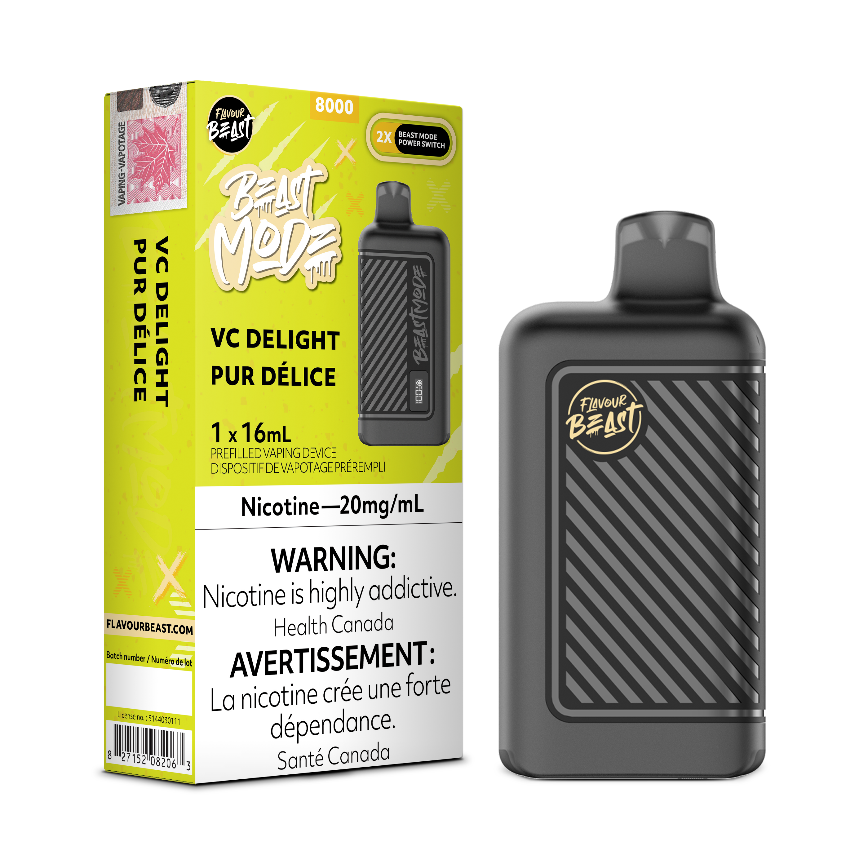 VC DELIGHT - FLAVOUR BEAST BEAST MODE 8K (ONTARIO)
