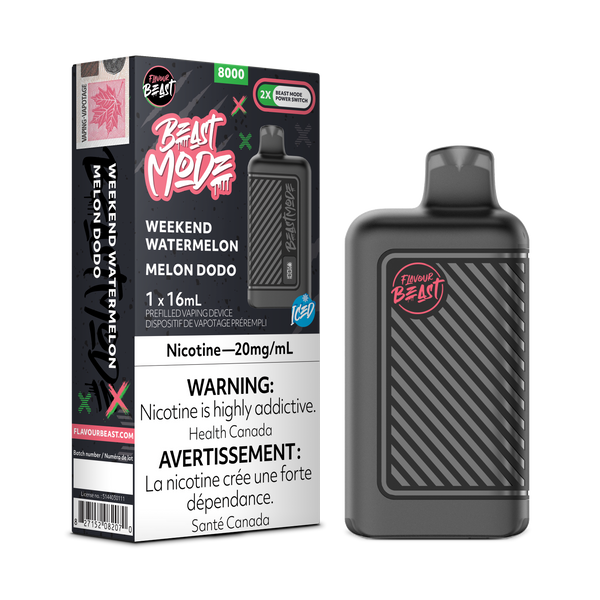 WEEKEND WATERMELON ICED - FLAVOUR BEAST BEAST MODE 8K (ONTARIO)
