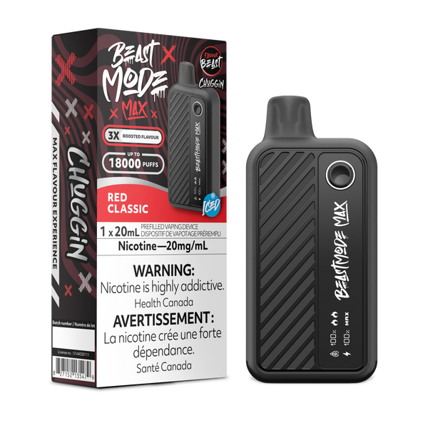 CHUGGIN' RED CLASSIC - FLAVOUR BEAST BEAST MODE MAX (20mL) (ONTARIO)