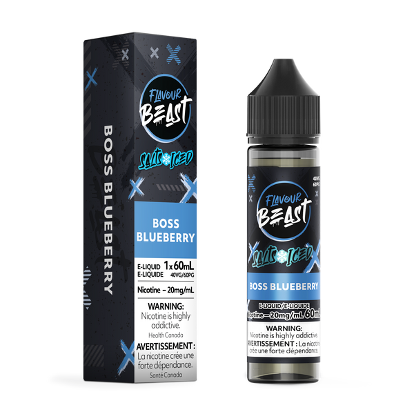 BOSS BLUEBERRY - FLAVOUR BEAST E LIQUID (60mL) (ONTARIO)