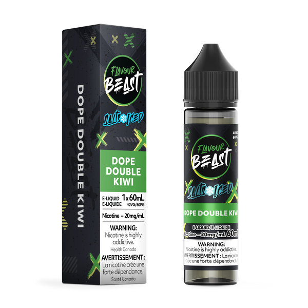 DOPE DOUBLE KIWI (ICED) - FLAVOUR BEAST E LIQUID (60mL) (ONTARIO)