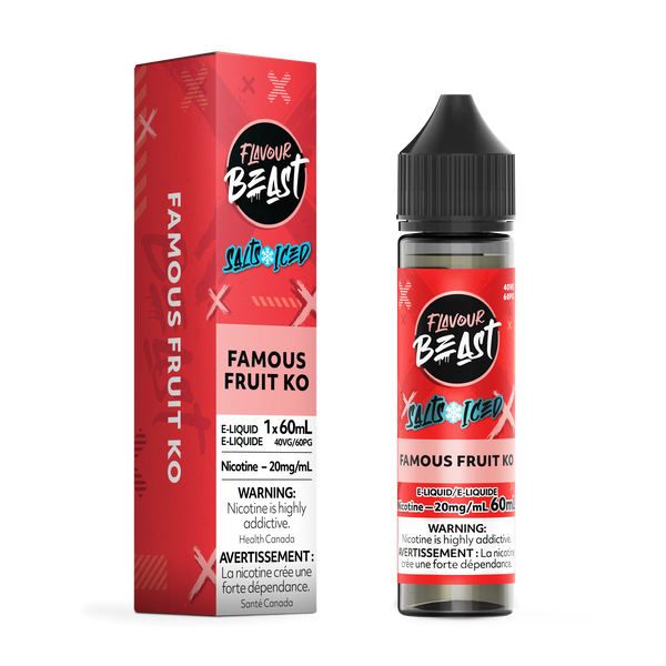 FAMOUS FRUIT KO (ICED) - FLAVOUR BEAST E LIQUID (60mL) (ONTARIO)