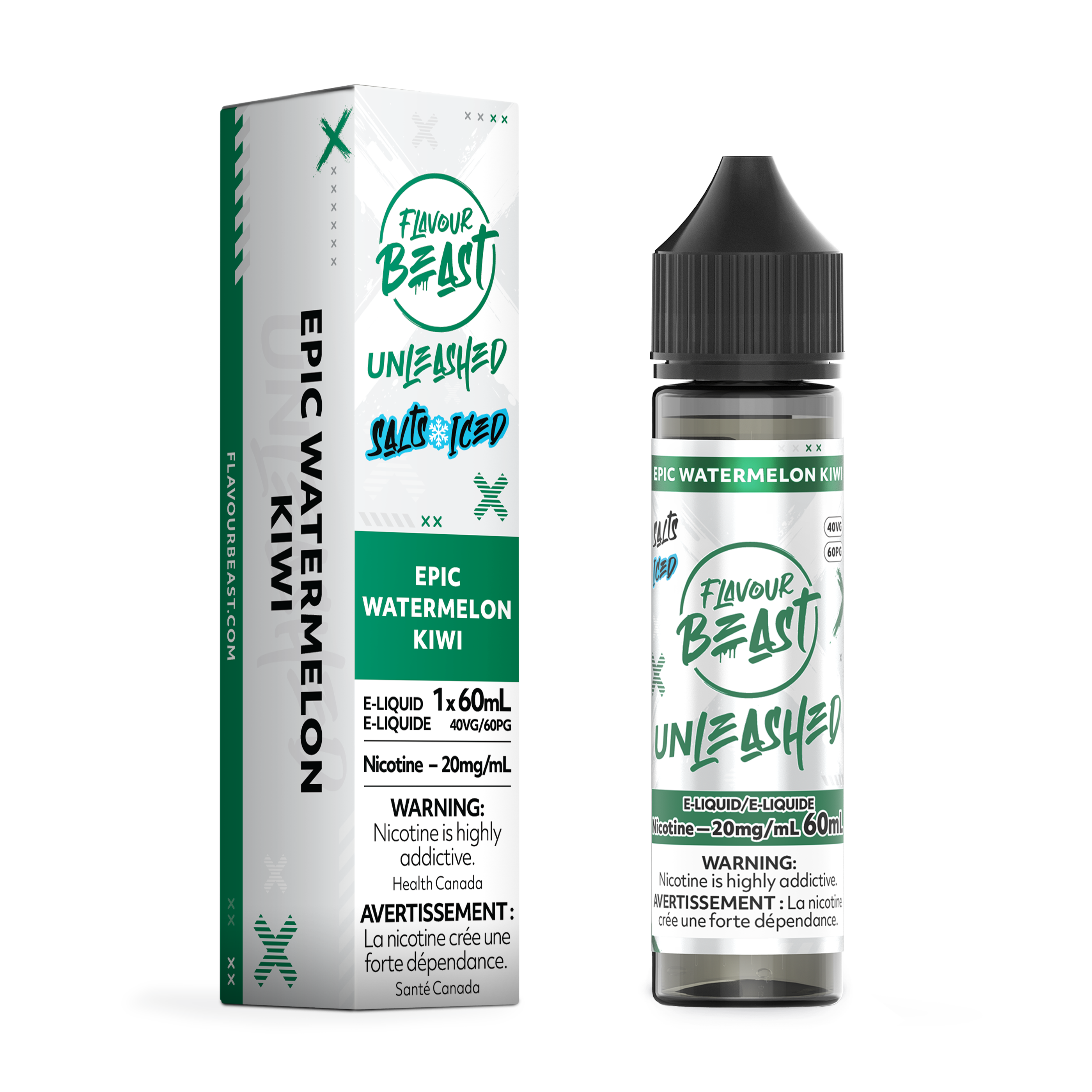EPIC STRAWBERRY WATERMELON (ICED) - FB UNLEASHED E LIQUID (60mL)