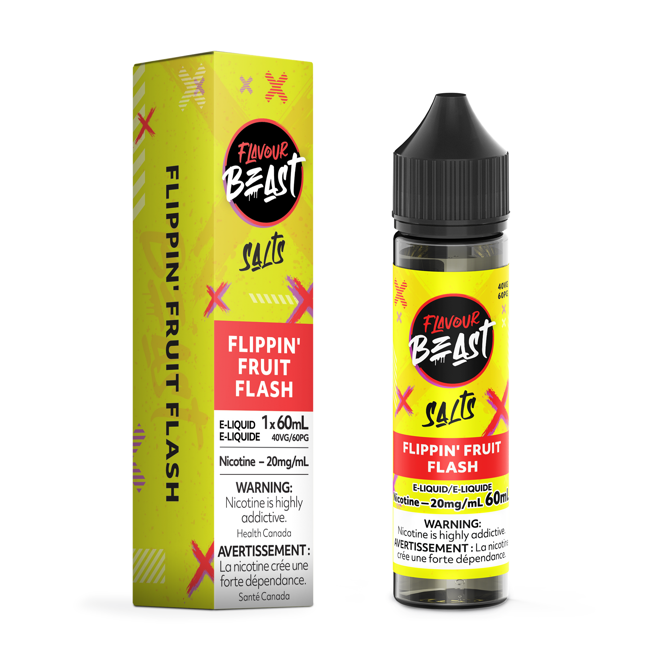 FLIPPIN' FRUIT FLASH - FLAVOUR BEAST E LIQUID (60mL) (ONTARIO)