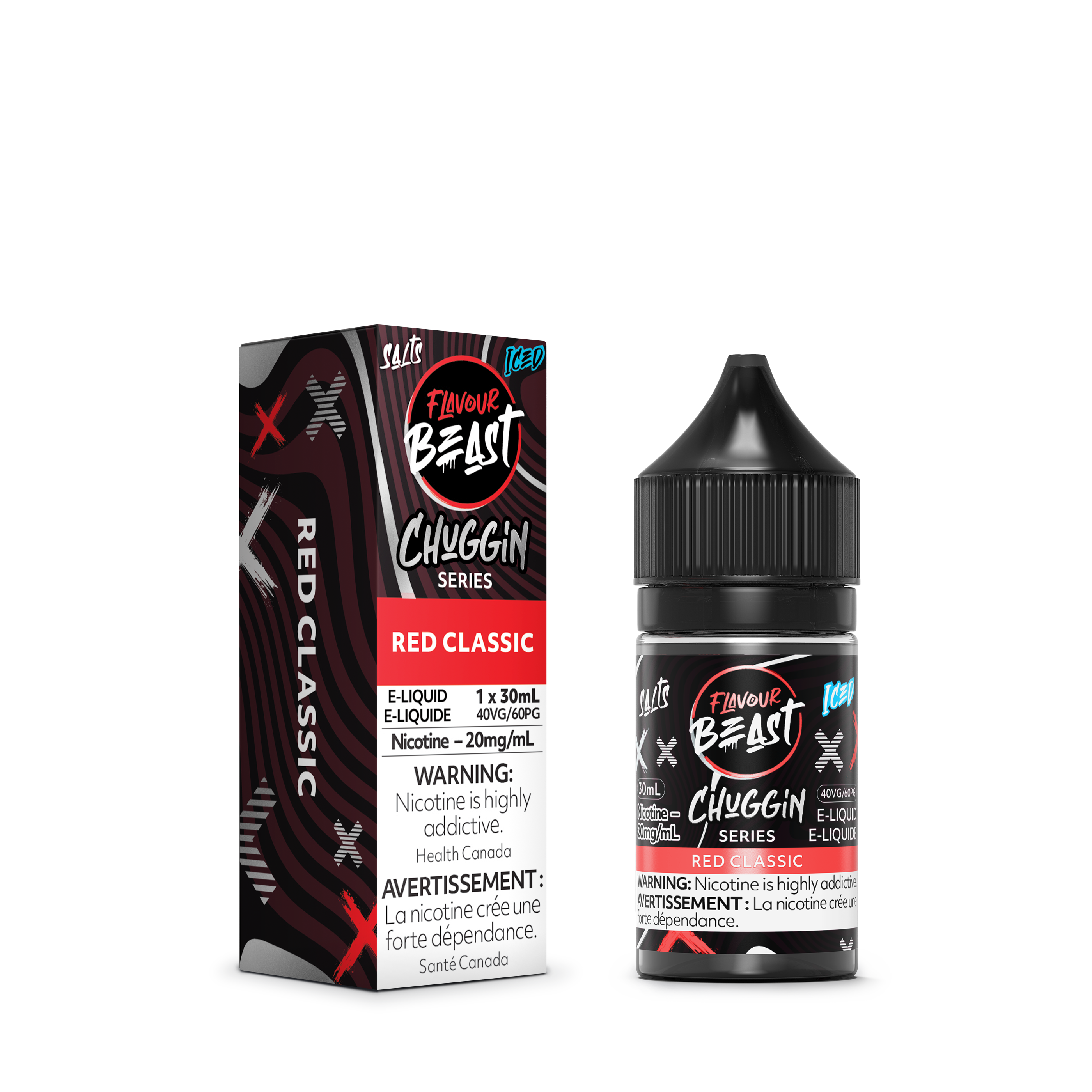 RED CLASSIC (ICED) - FB CHUGGIN E LIQUID (30mL) (ONTARIO)