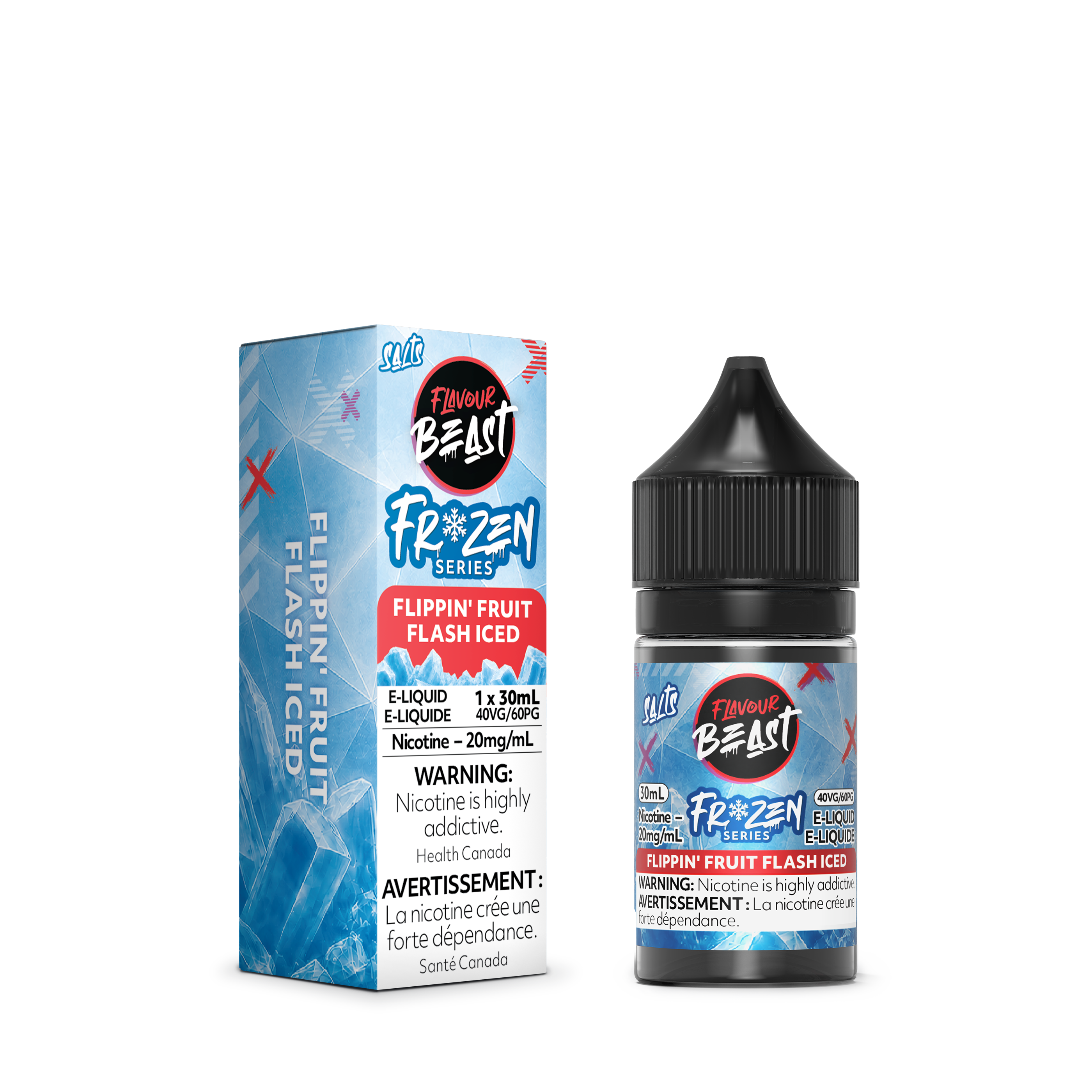 FLIPPIN FRUIT FLASH ICED - FLAVOUR BEAST FROZEN E LIQUID (30mL)