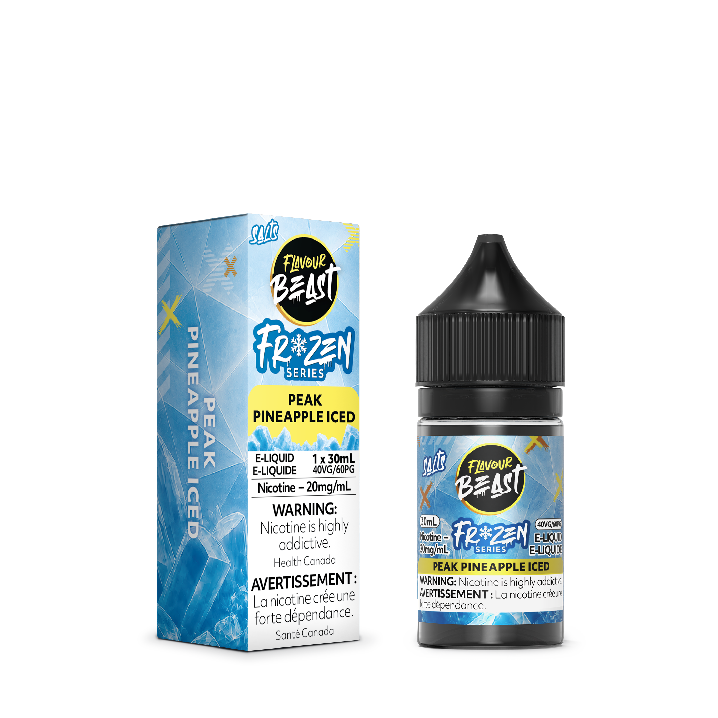 PEAK PINEAPPLE ICED - FLAVOUR BEAST FROZEN E LIQUID (30mL)