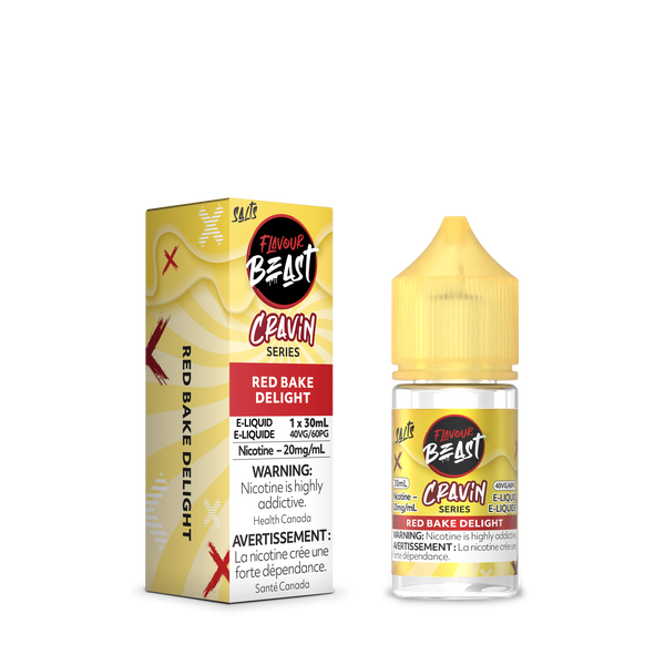 RED BAKE DELIGHT - FLAVOUR BEAST CRAVIN' E-LIQUID  (30mL)
