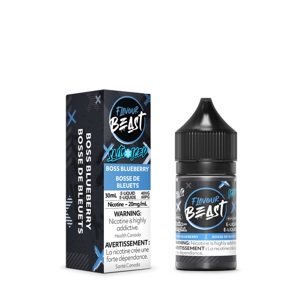 BOSS BLUEBERRY ICED - FLAVOUR BEAST E LIQUID (30mL)