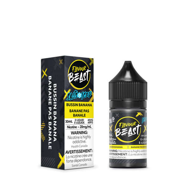 BUSSIN BANANA ICED - FLAVOUR BEAST E LIQUID (30mL)