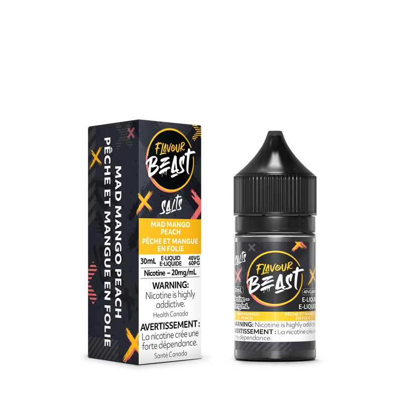 MAD MANGO PEACH - FLAVOUR BEAST E LIQUID (30mL)