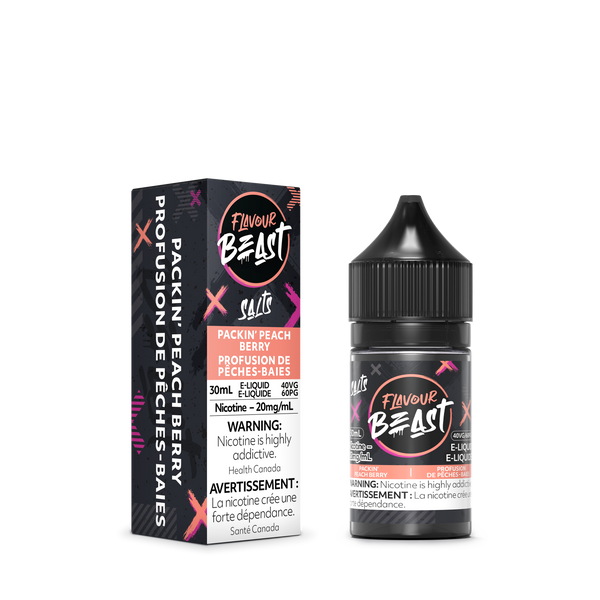 PACKIN' PEACH BERRY - FLAVOUR BEAST E LIQUID (30mL)