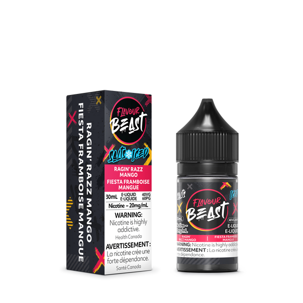 RAGIN' RAZZ MANGO ICED - FLAVOUR BEAST E LIQUID (30mL)