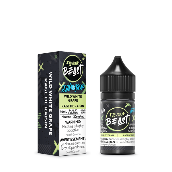 WILD WHITE GRAPE ICED - FLAVOUR BEAST E LIQUID (30mL)