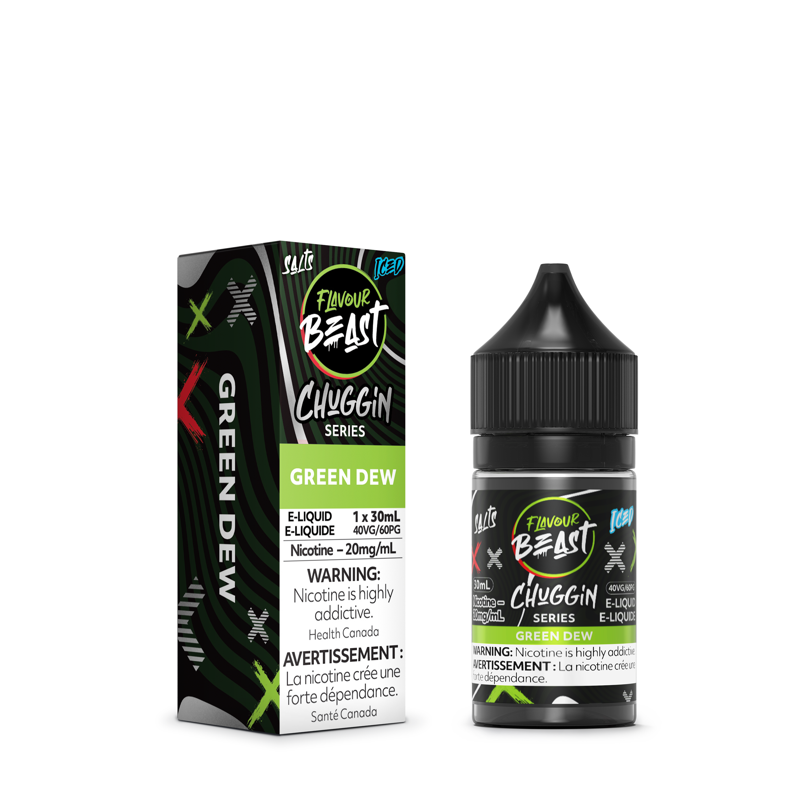GREEN DEW (ICED) - FB CHUGGIN E LIQUID (30mL) (ONTARIO)